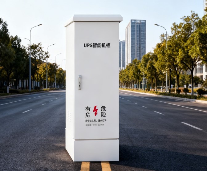 园区UPS智能机柜一体化供电与运维解决方案，UPS智能机柜，一体化UPS机柜