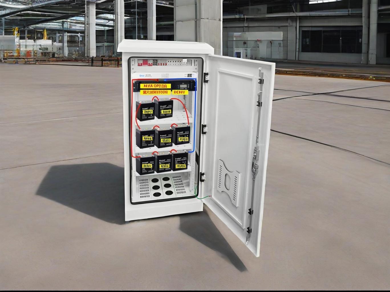 园区UPS智能机柜一体化供电与运维解决方案，UPS机柜，户外USP智能机柜，不间断电源柜