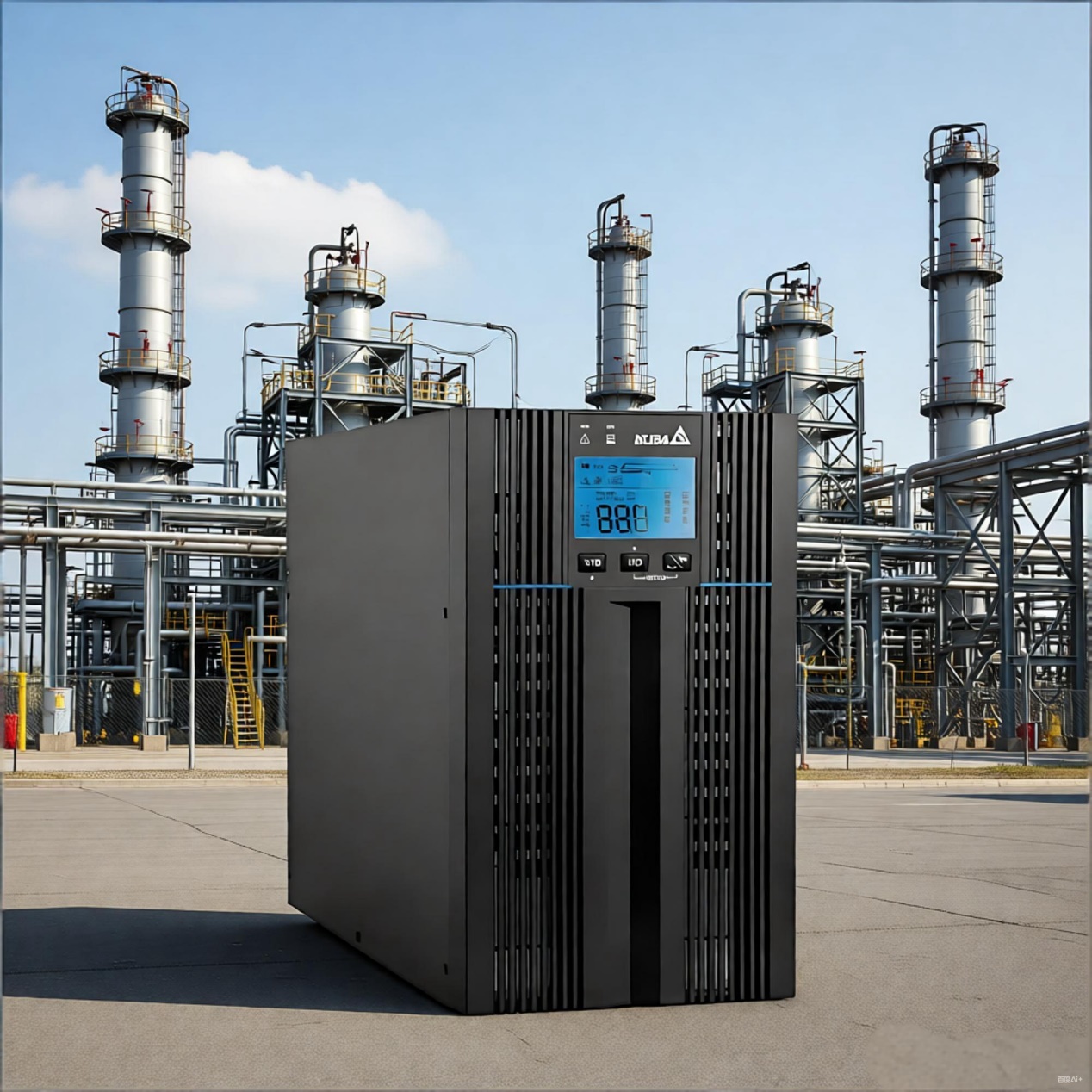 化工园区UPS智能机柜一体化供电与运维解决方案，UPS主机