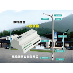 智慧公园多功能杆四网口智慧网关，综合杆网关，智慧灯杆网关、多杆合一边缘网关NWG-N6800